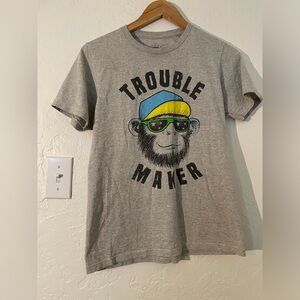 🔥Kids Large Trouble Maker tee. GUC. 🔥